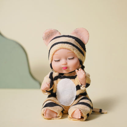 Rebirth doll mini toys cute sleeping toys mini doll birthday gift.