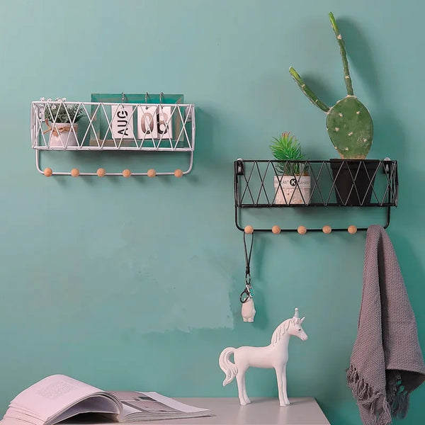 Two in one metallic organizer and key chain holder