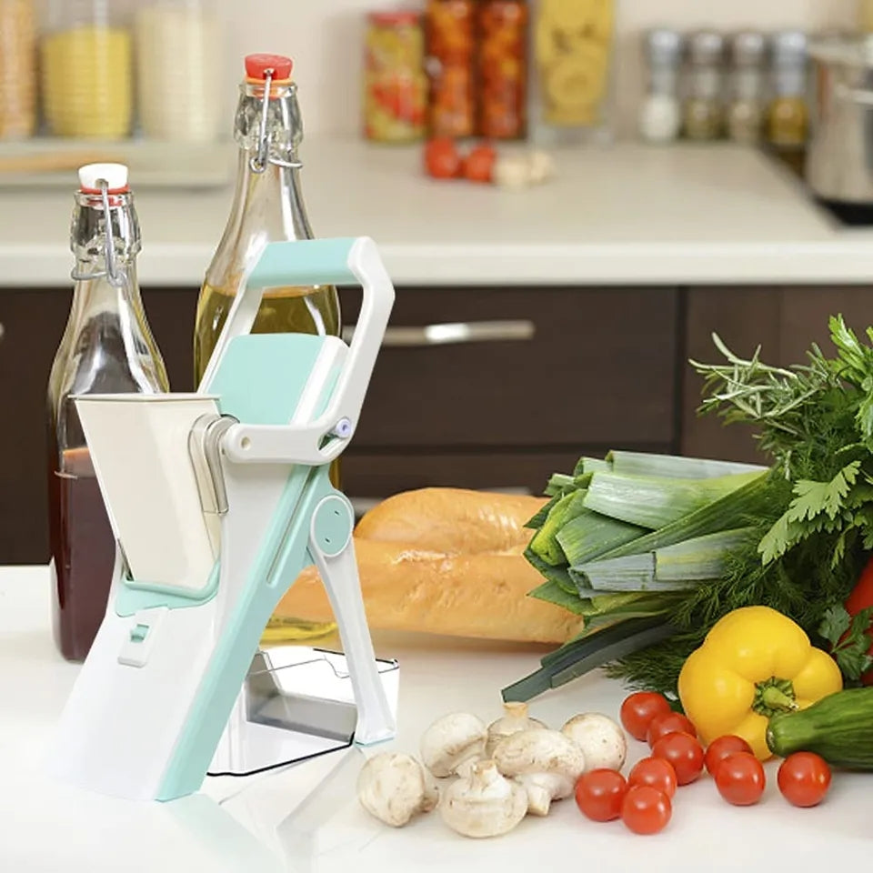 Multi function vegetables cutter and meat slicer