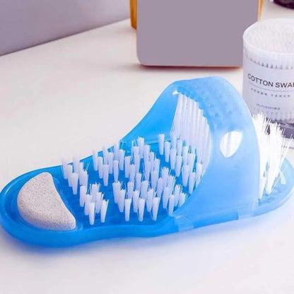 Pastic material foot scrubber