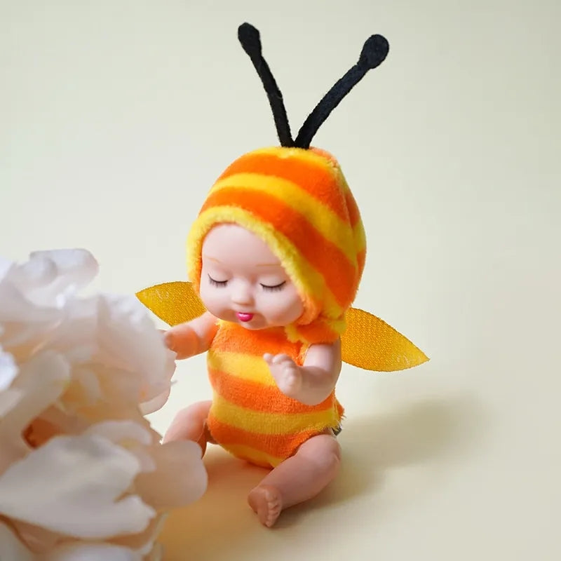 Rebirth doll mini toys cute sleeping toys mini doll birthday gift.