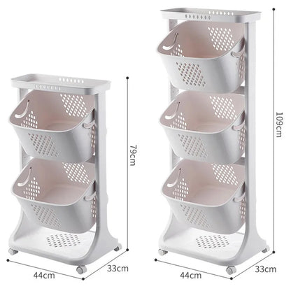 Kitchen vegetables basket stand