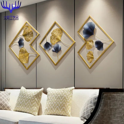Wall ornaments in set of 3 pieces