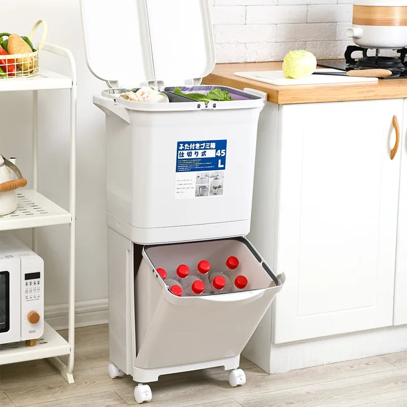 Kitchen big trash trawley