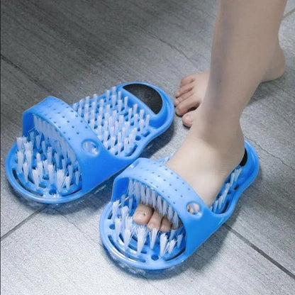 Pastic material foot scrubber