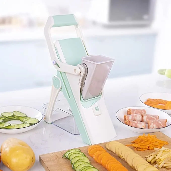 Multi function vegetables cutter and meat slicer