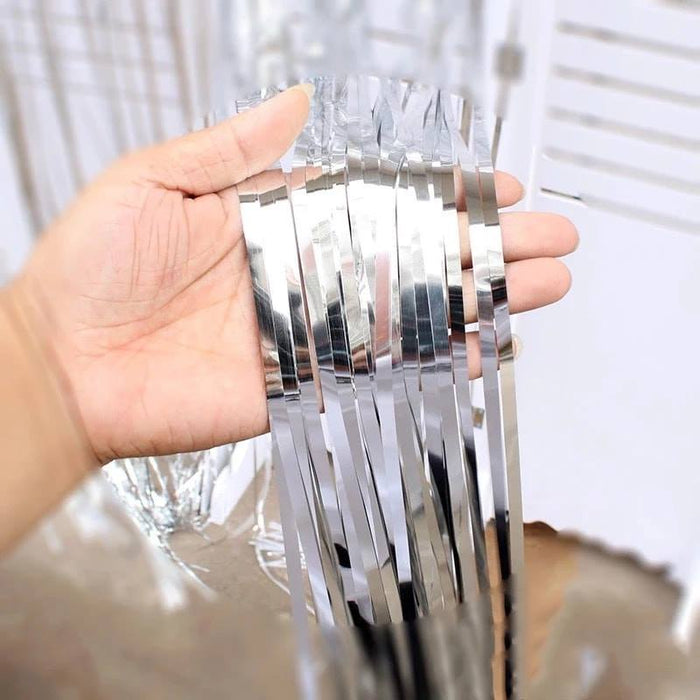Foil curtain in different colors