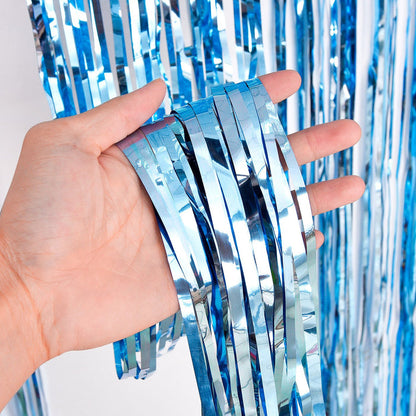 Foil curtain in different colors