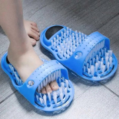 Pastic material foot scrubber
