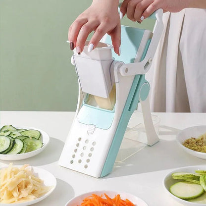 Multi function vegetables cutter and meat slicer