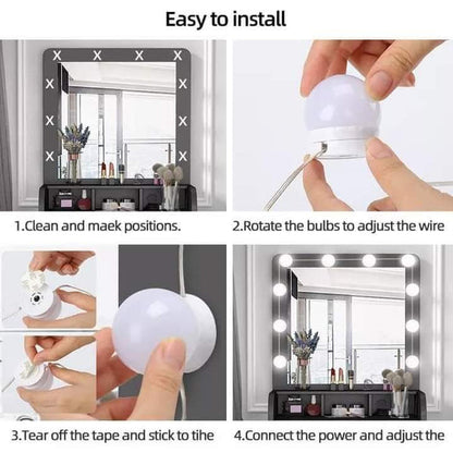 Vanity bulbs in 3 colors option