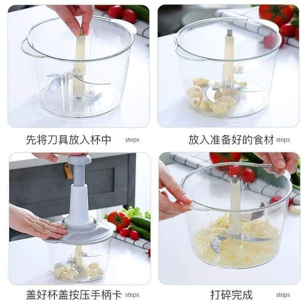 Manual hand chopper
