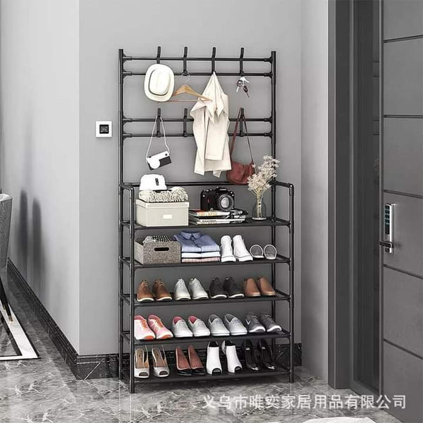 Multifunction shoe rack and hanging holders