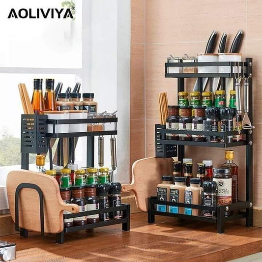 Kitchen organizer rack