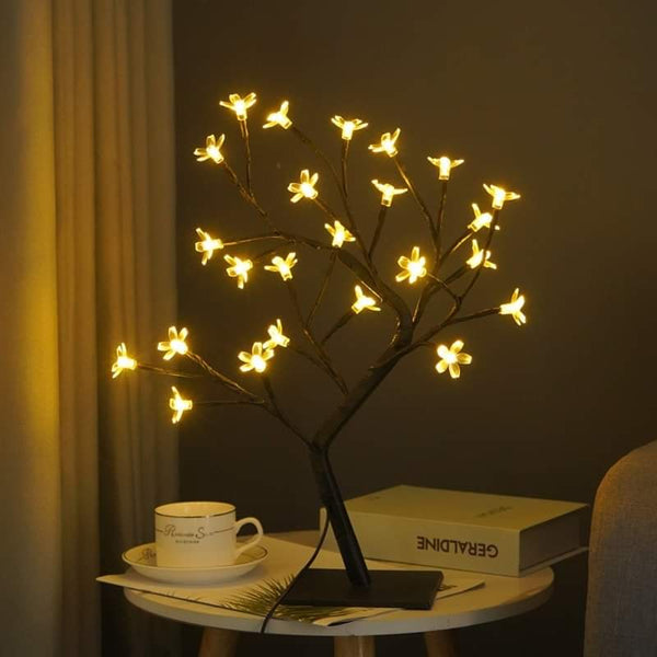Cherry blossom lamp.