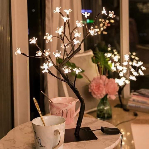 Cherry blossom lamp.