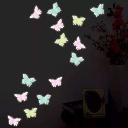 Multi color glowing butterfly