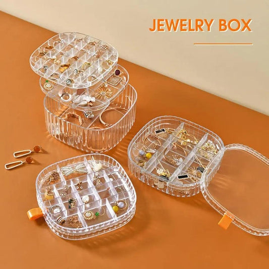 Acrylic transparent jewellery organizer