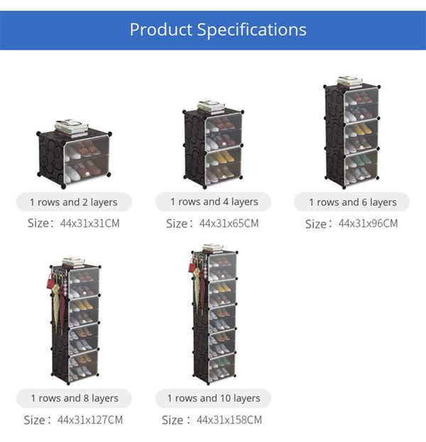 Shoe storage rack