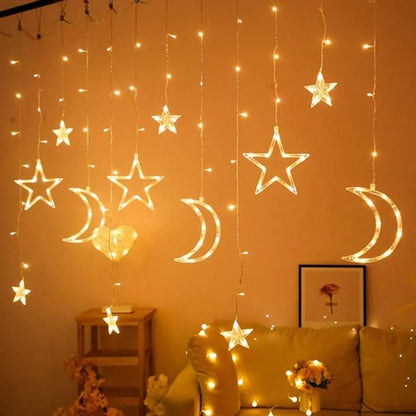 Curtain lights in different designs and style