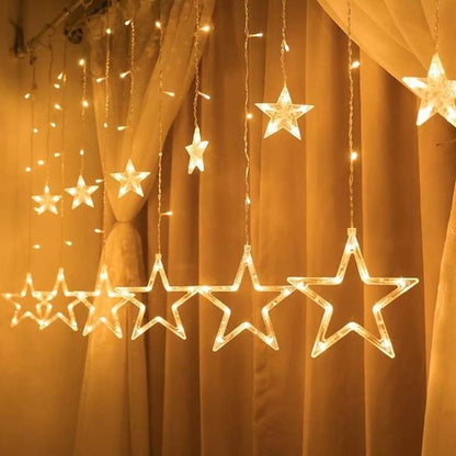 Curtain lights in different designs and style