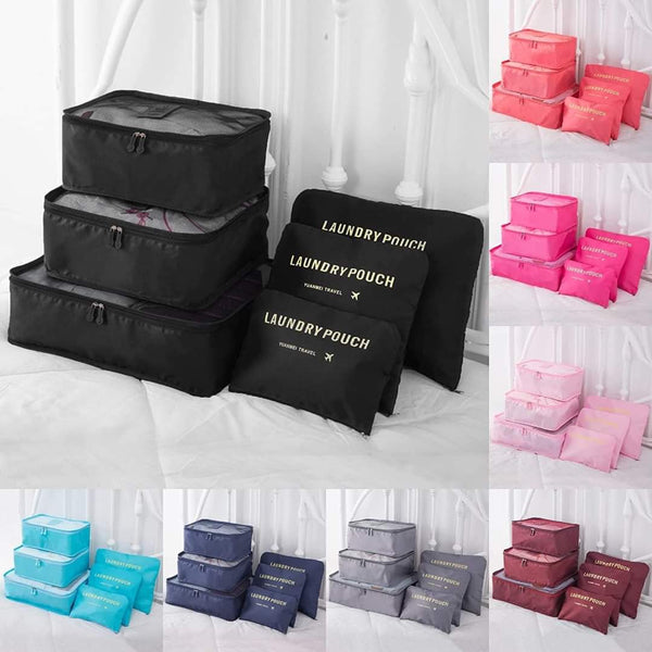 6 Pieces travel bag set