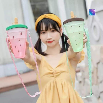 Stick ice cream shape water bottle
