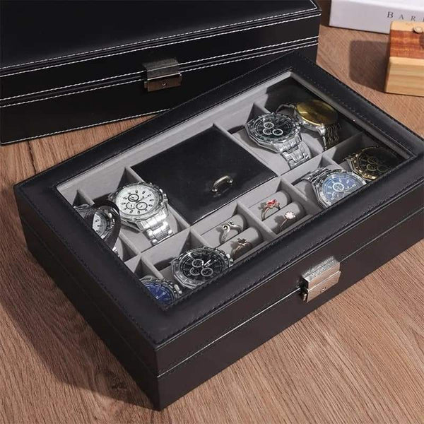 8 watches and jewellery organizer