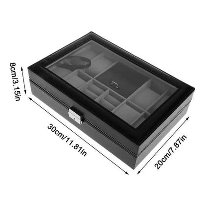 8 watches and jewellery organizer