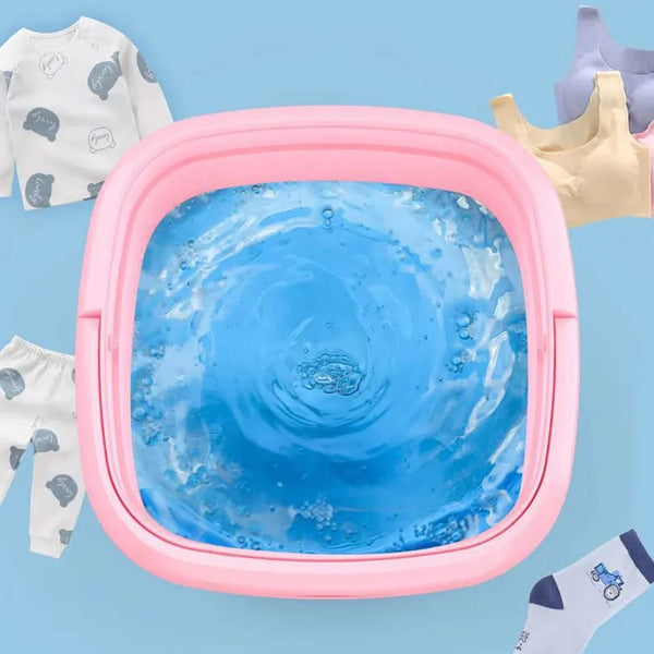 Foldable mini washing machine