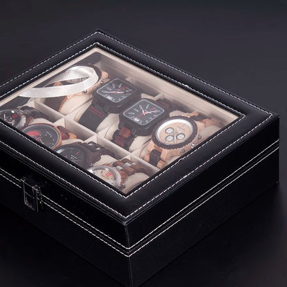 10 Grid Watch organzier in best quality leather material.