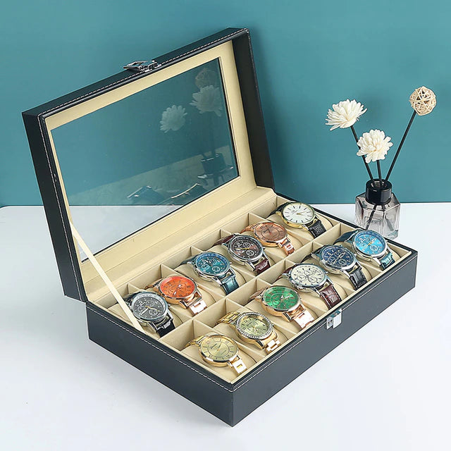 Watch and Jewellery organzier in best quality leather material.