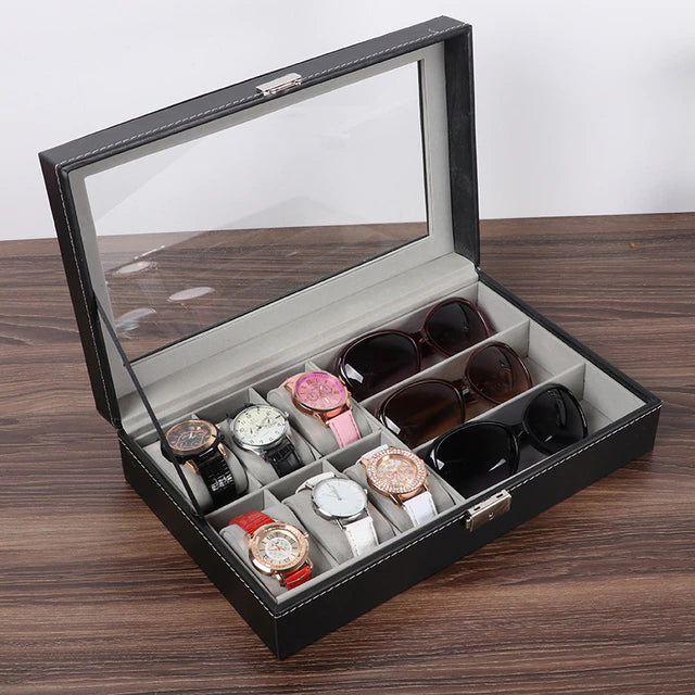 Watch and Jewellery organzier in best quality leather material.