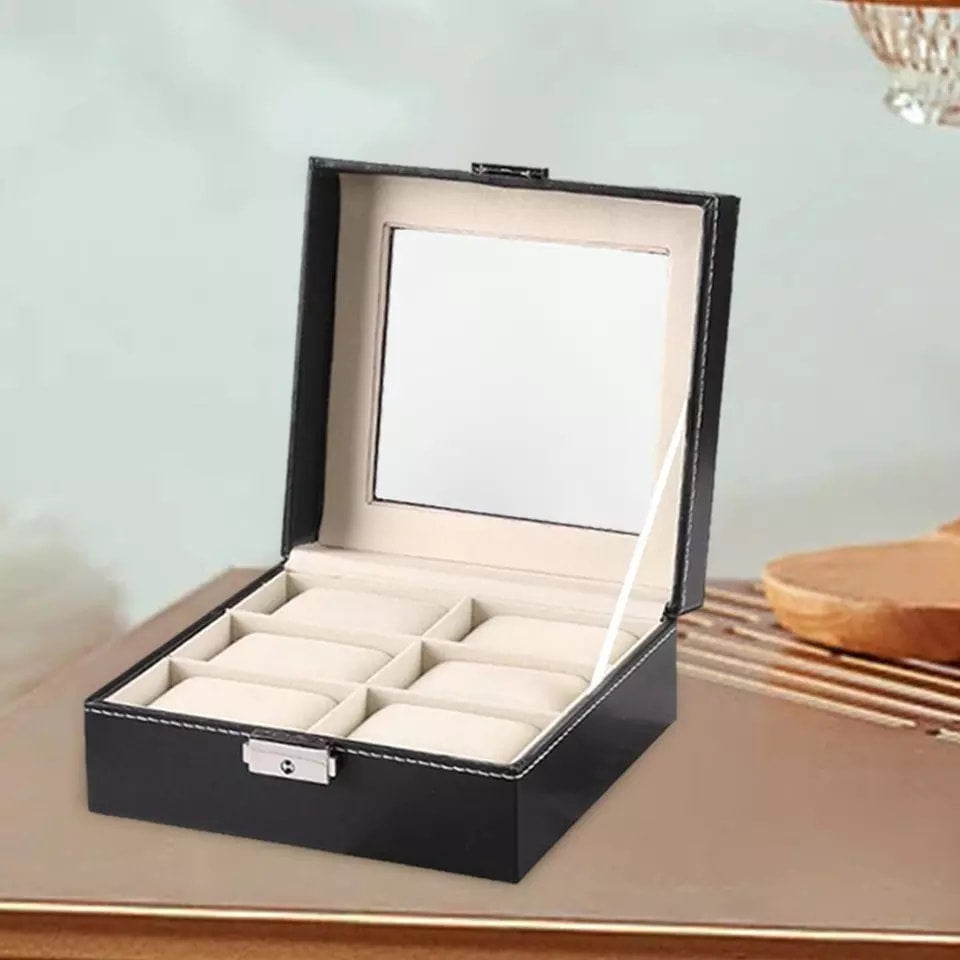 Watch and Jewellery organzier in best quality leather material.