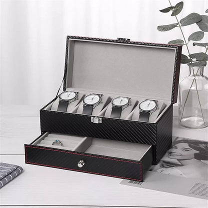 Watch and Jewellery organzier in best quality leather material.