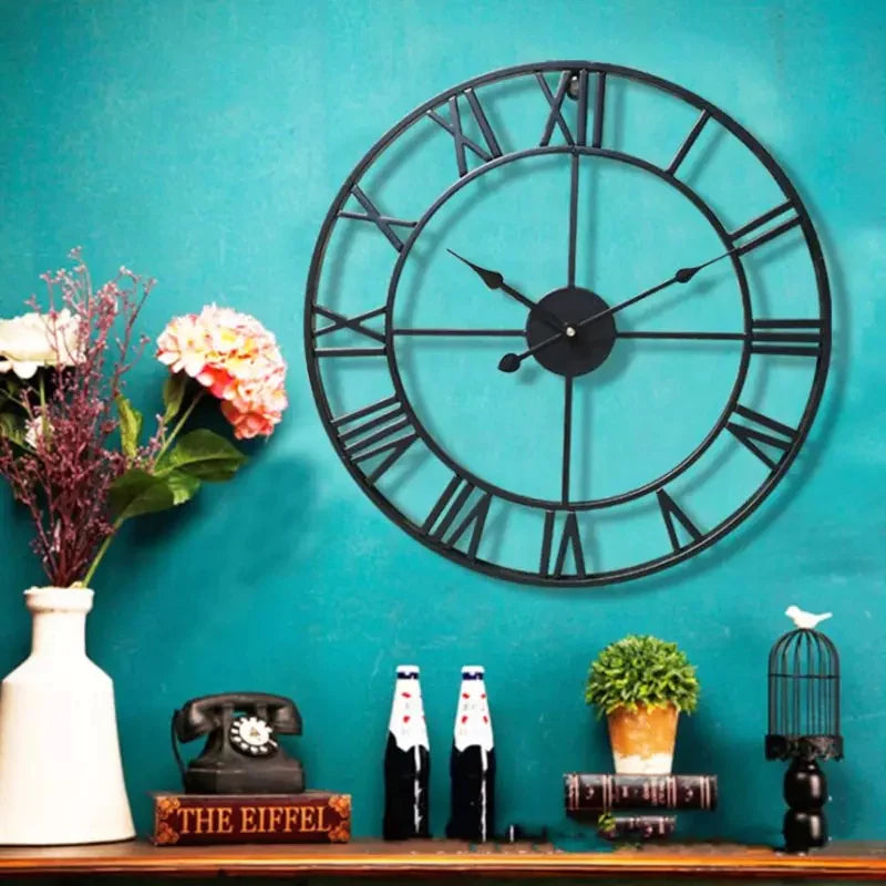Imported Metallic Roman digit clock