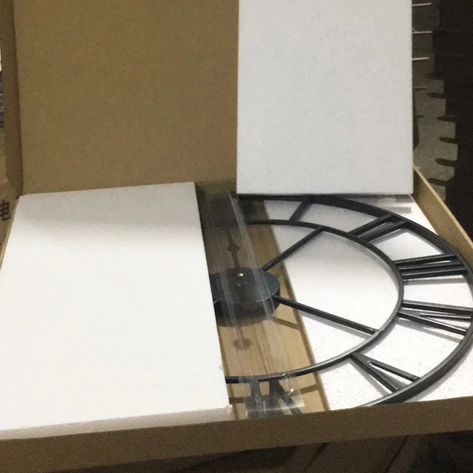 Imported Metallic Roman digit clock